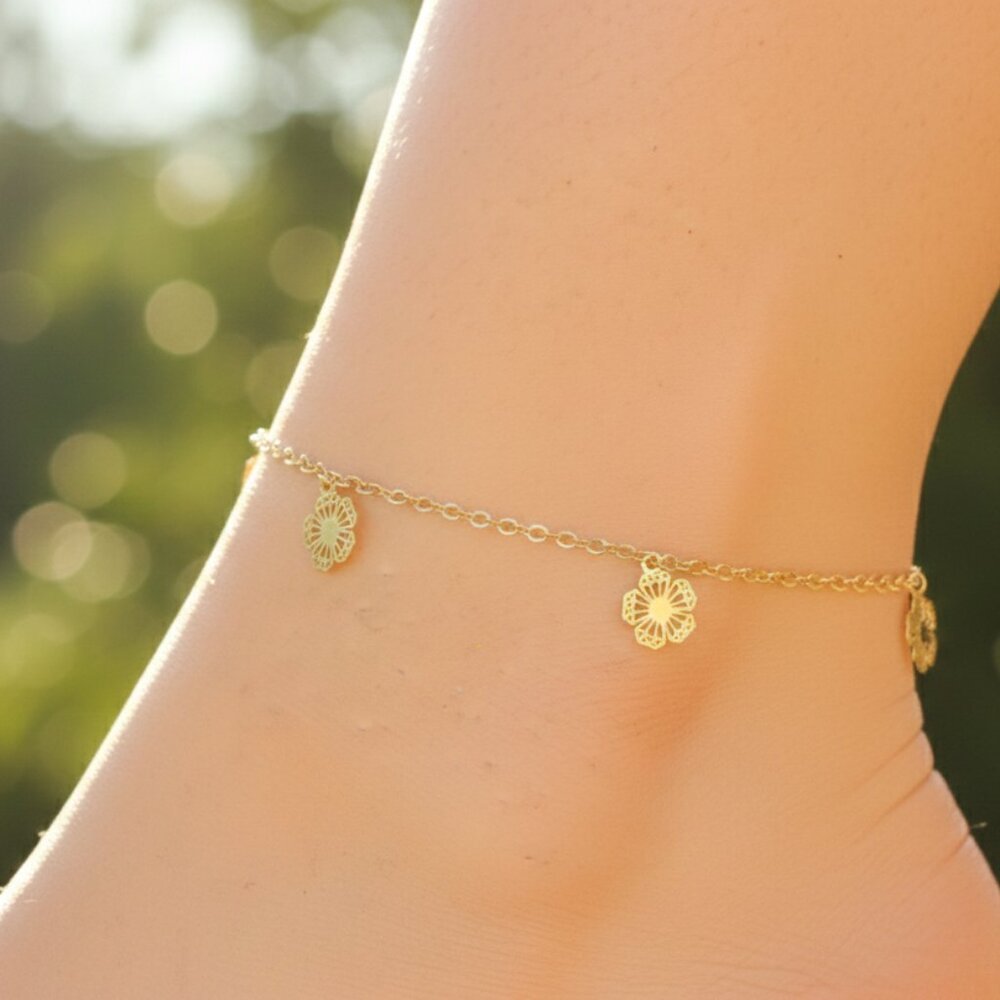Minimalist Anklet, Sleek & Modern Design, Women’s Fashion, YC110193-A